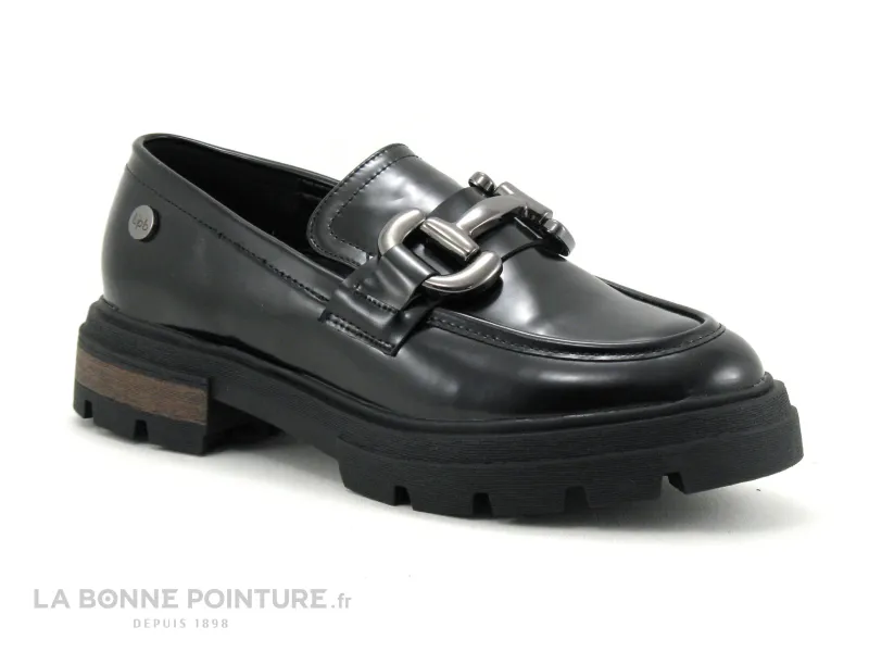 Achat chaussures Les ptites bombes LPB Femme Mocassin, vente LPB Les Petites Bombes GARLONE - Mocassin plateforme noir