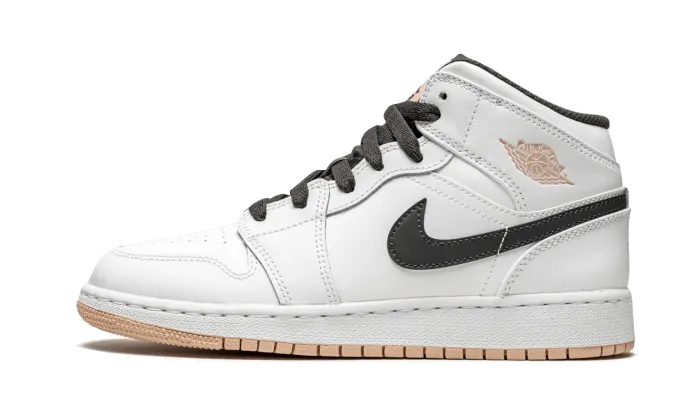 Air Jordan 1 Mid White Arctic Orange