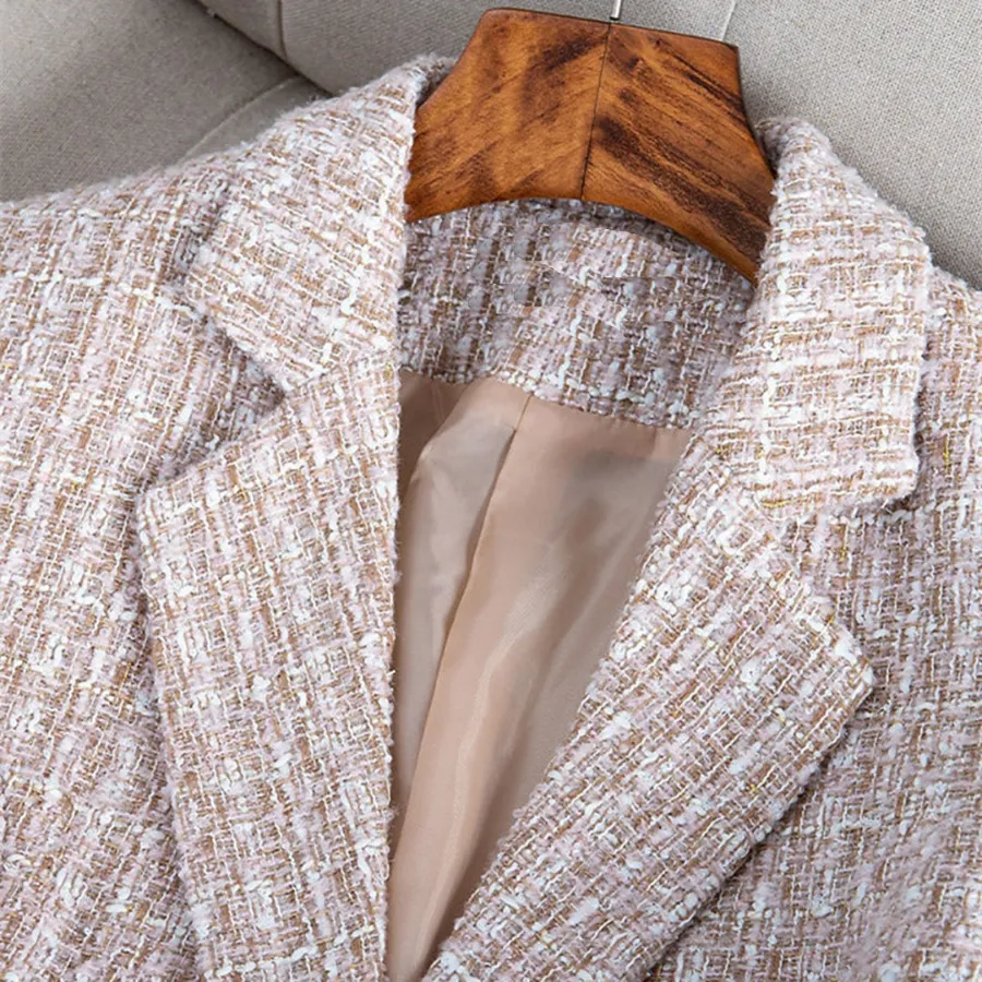 Aiva | Blazer à Carreaux pour Femme | Sophistiqué