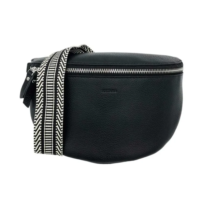 Banane femme en cuir KATANA "Tendance" noir | Planetebag.com