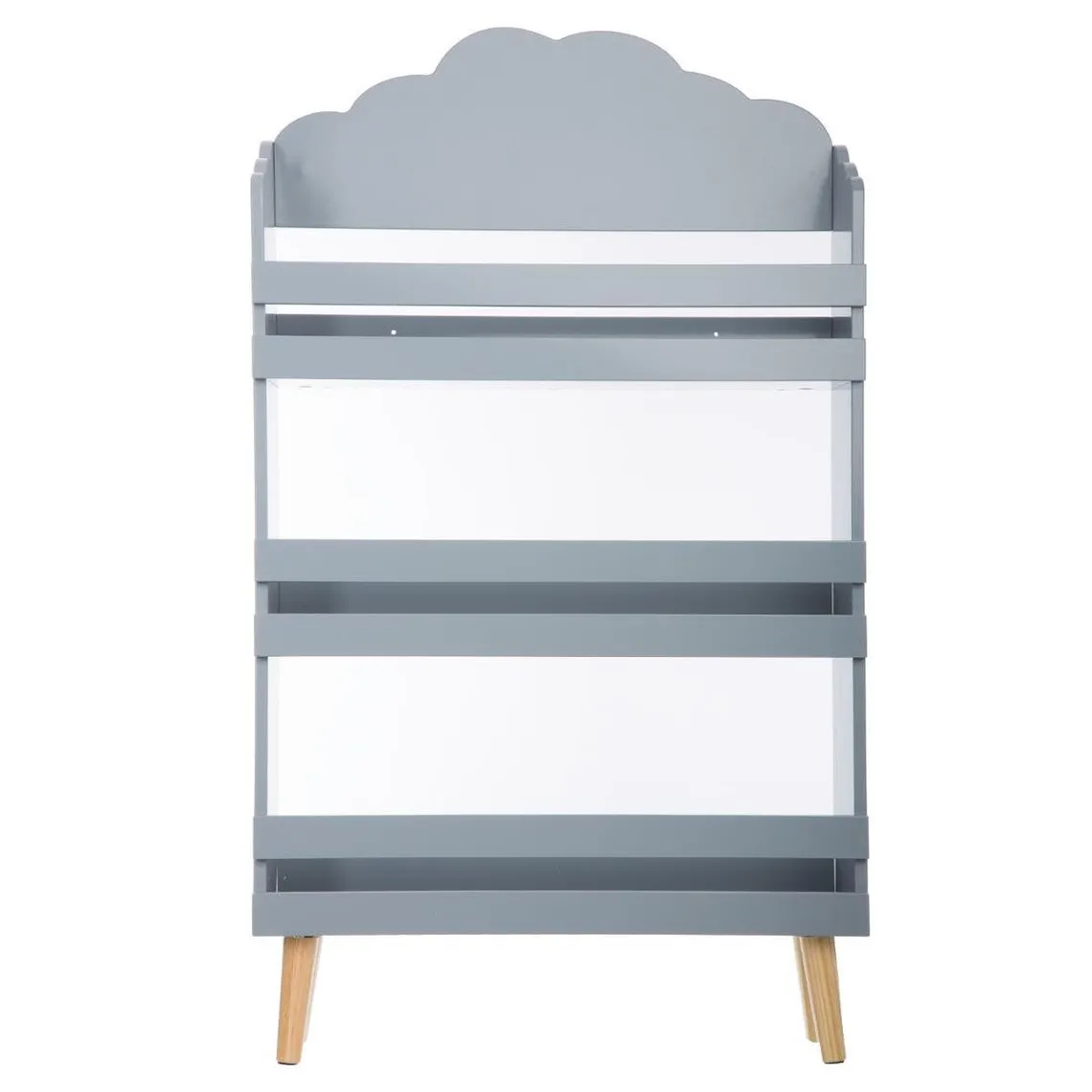 Bibliothèque nuage gris 3 étagères | 3 Suisses