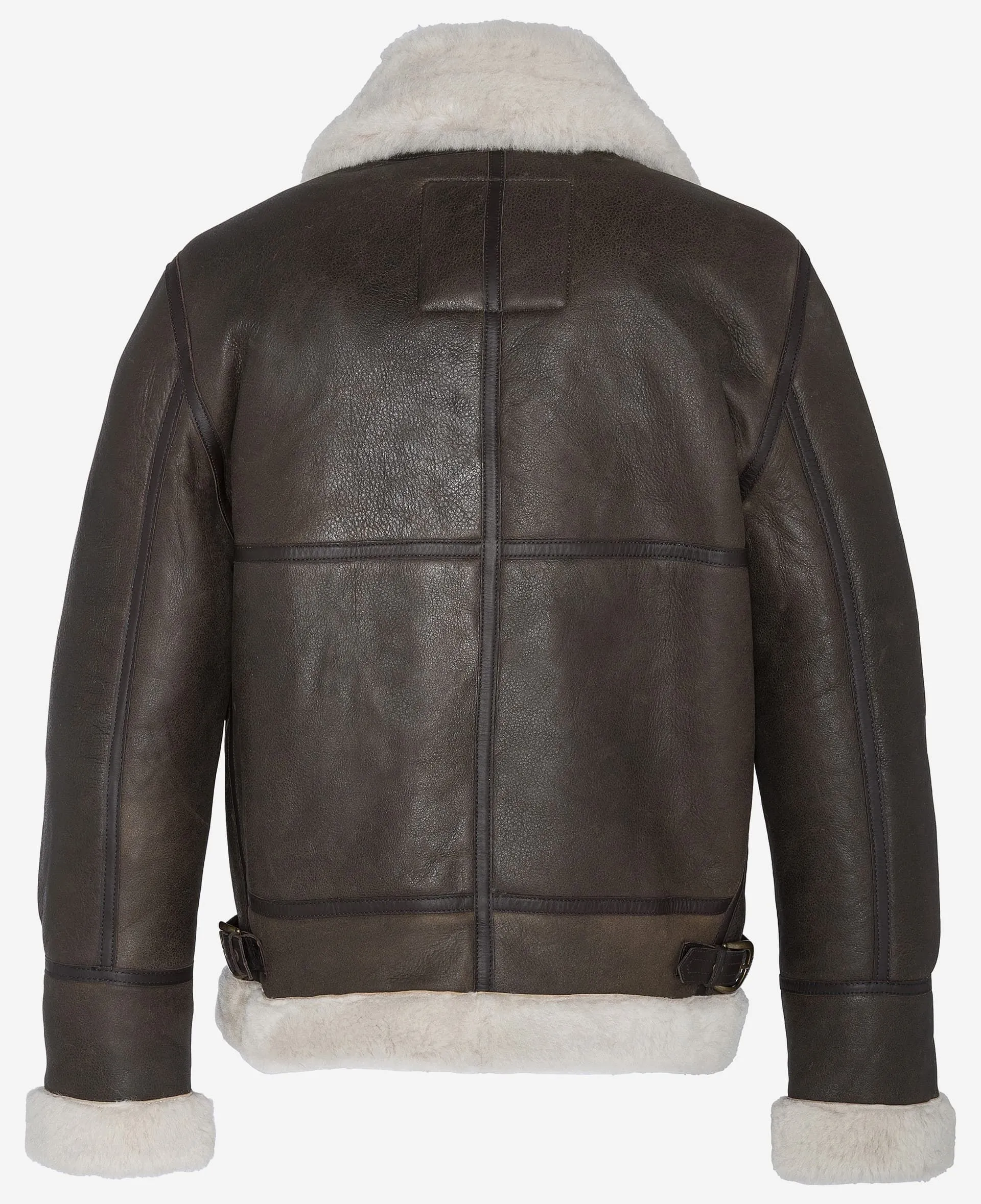 Blouson bombardier B-3, cuir de mouton