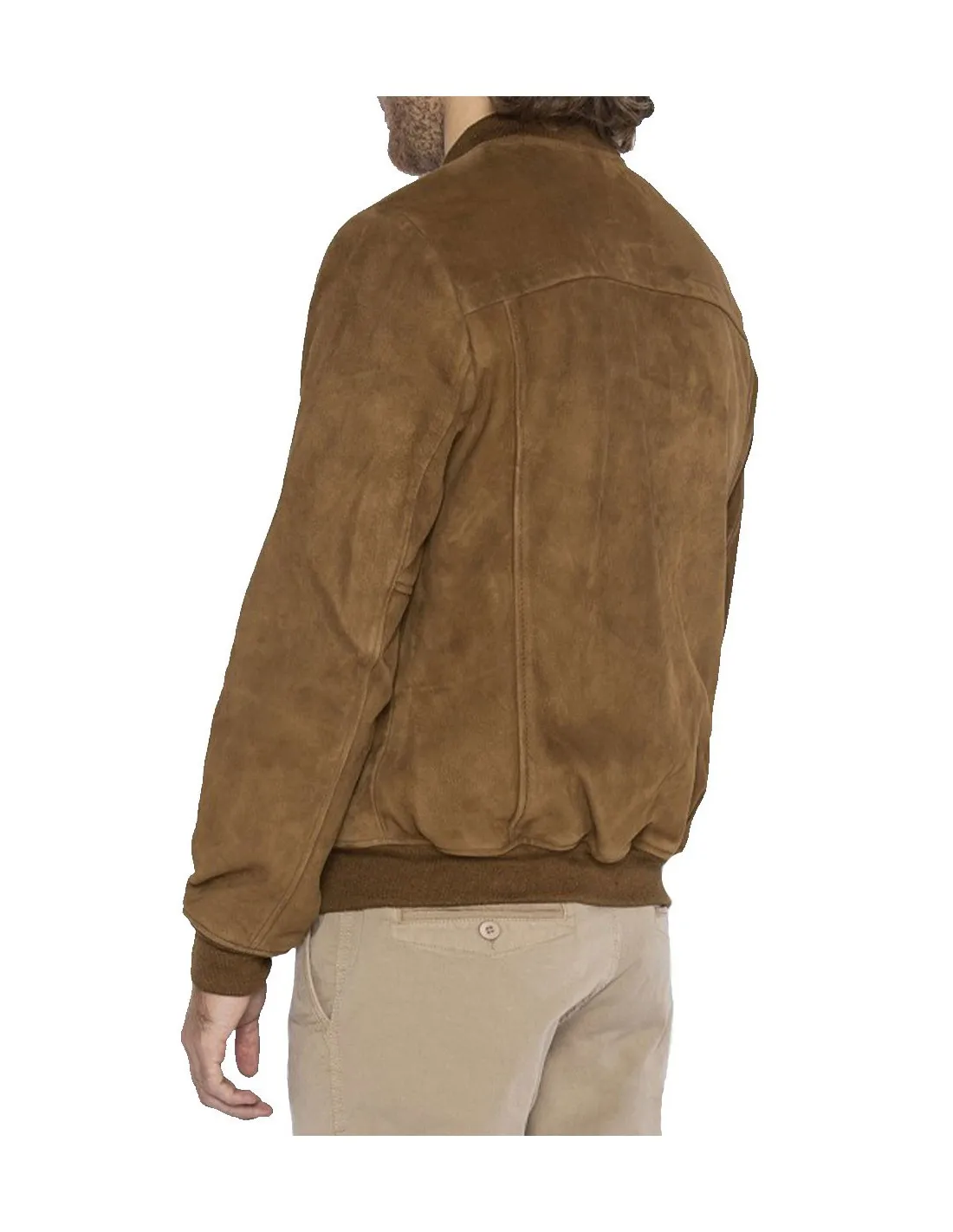 Blouson bombers Schott en cuir ref_50365 Rust
