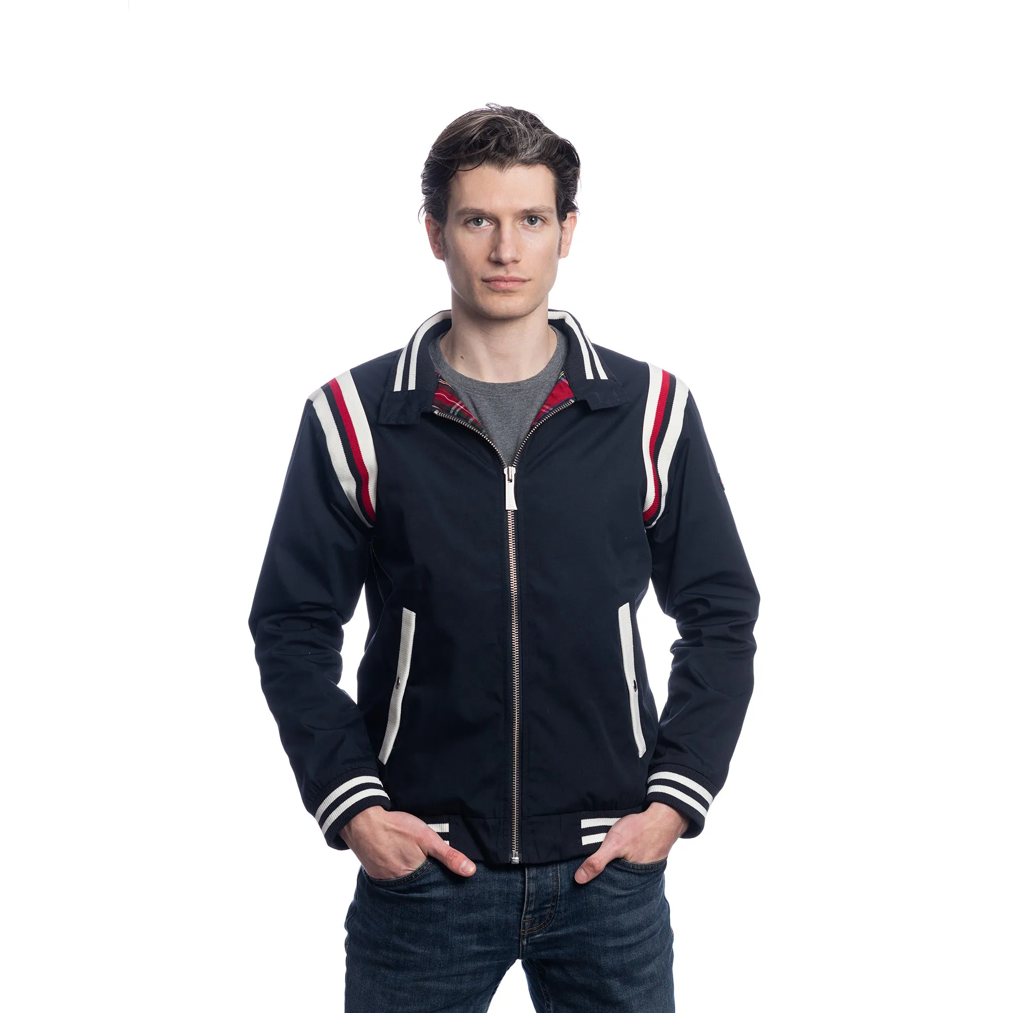 Blouson bowling marine