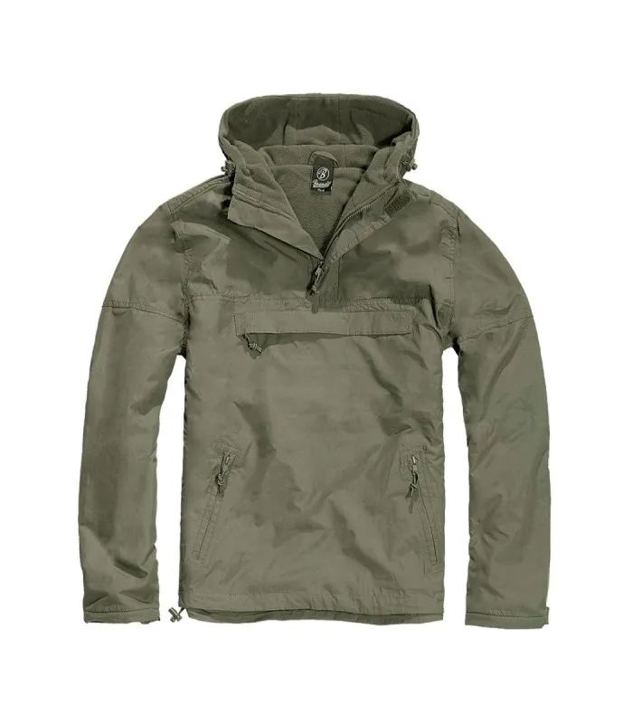 Blouson coupe vent Brandit Windbreaker Kaki