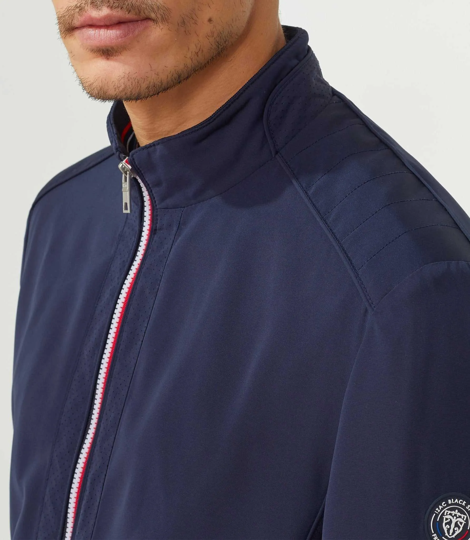 Blouson déperlant marine Cable