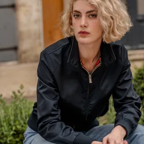 Blouson Harrington Femme bleu marine