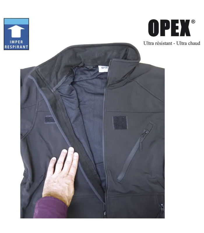 Blouson haute technicité Softshell 3 couches Dintex +
