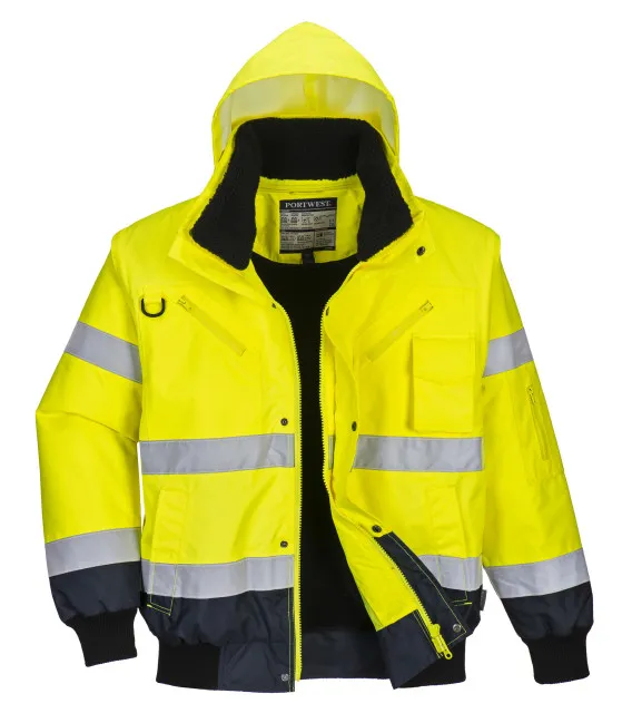 Blouson haute-visibilité bicolore de travail Jaune/Bleu Portwest
