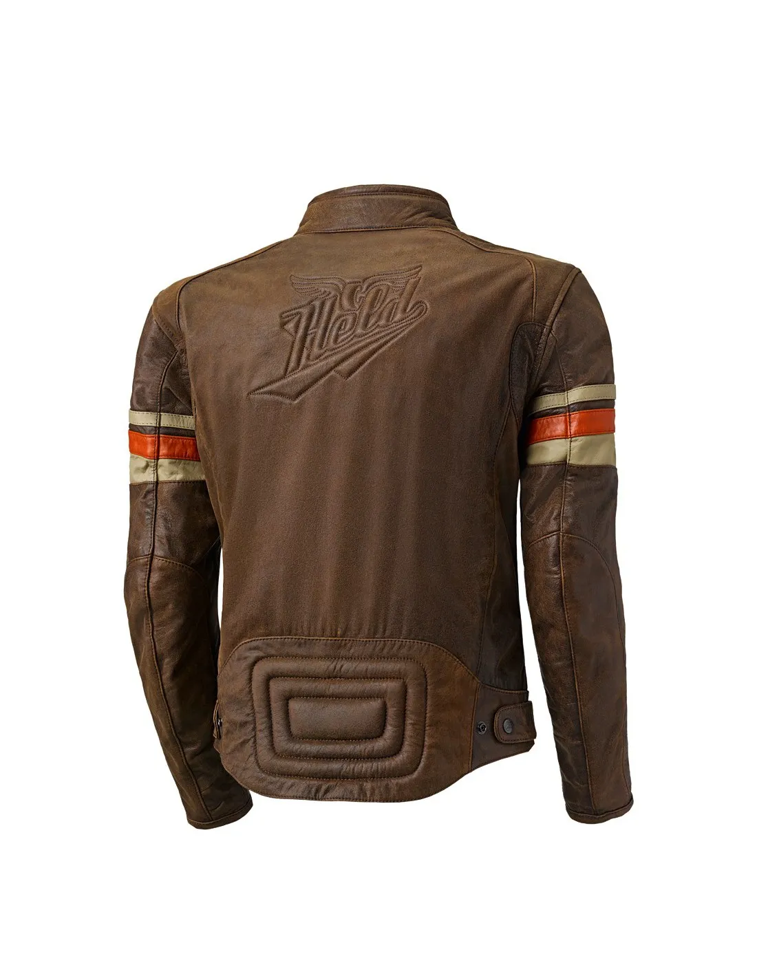 Blouson Held SevenT en cuir ref_hel39604-marron-beige-orange