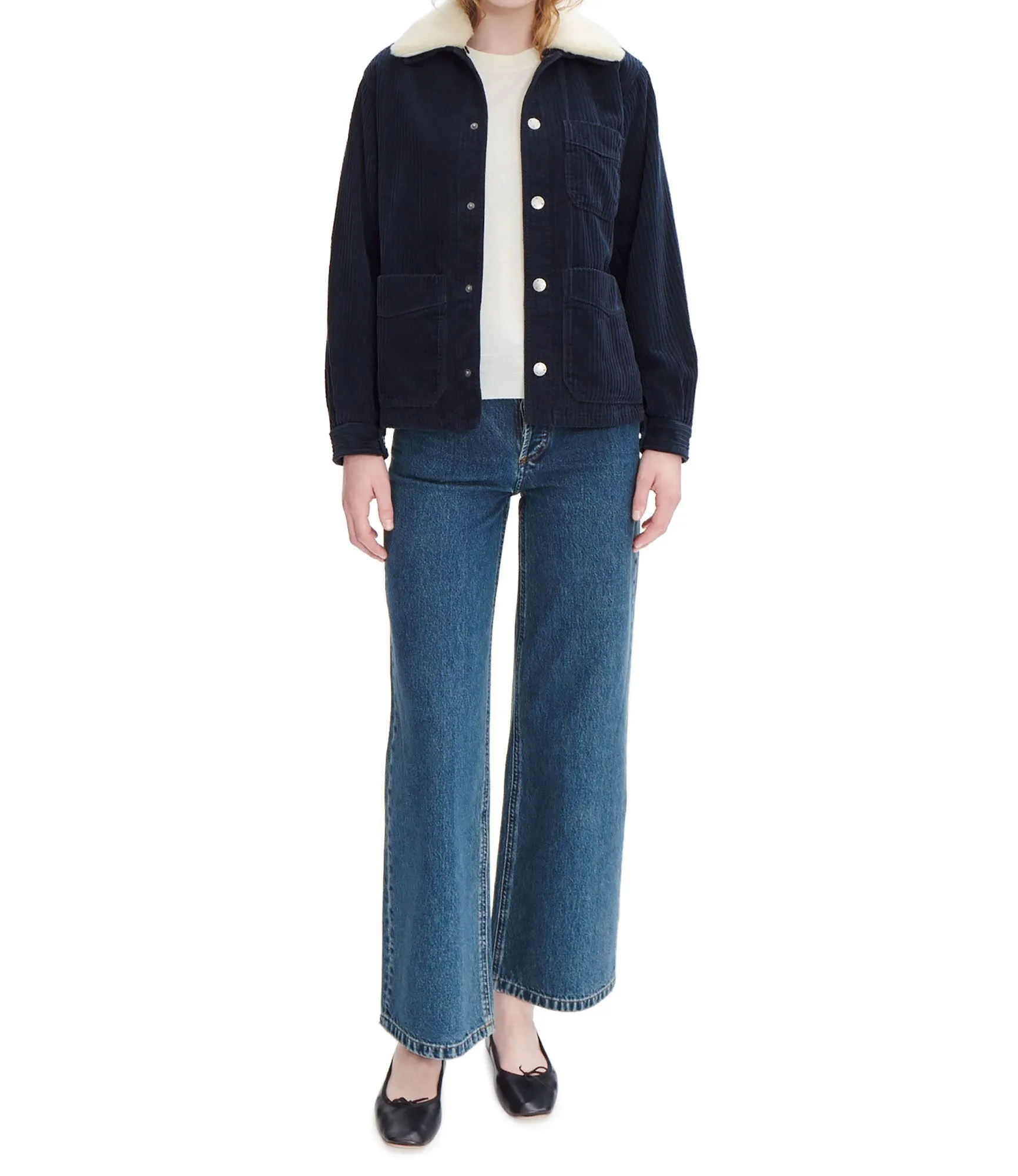 Blouson Juliana Dark navy | A.P.C.