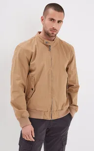 Blouson Lennox beige Daytona 73 - La Canadienne - Blousons Textile Beige