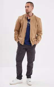 Blouson Lennox beige Daytona 73 - La Canadienne - Blousons Textile Beige
