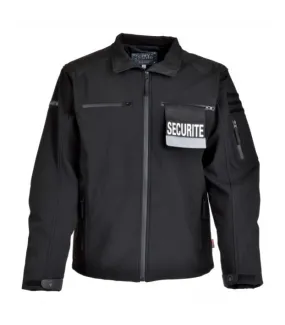 Blouson noir Softshell