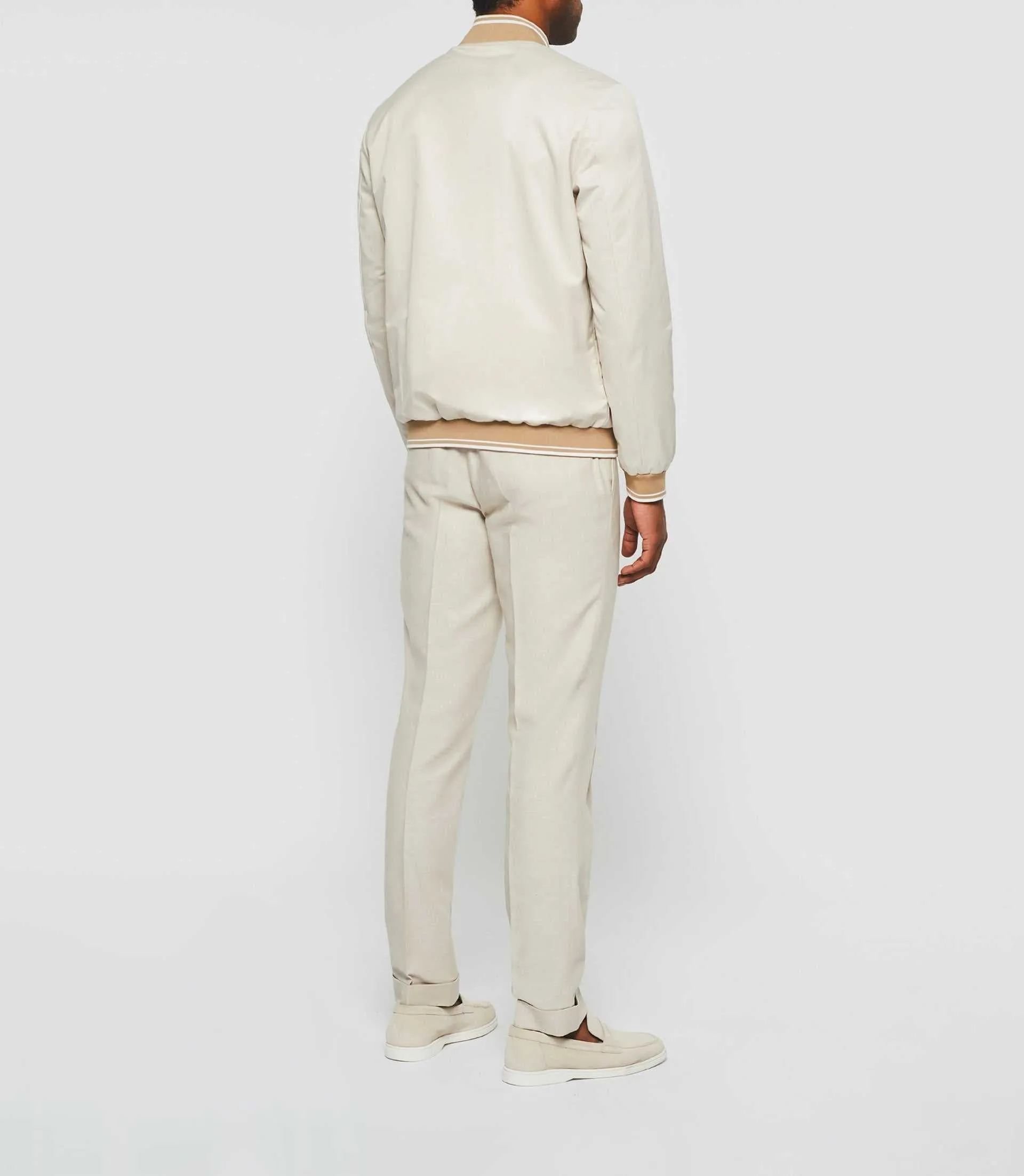 Blouson teddy léger beige Romeo