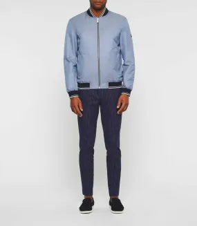 Blouson teddy léger bleu Romeo