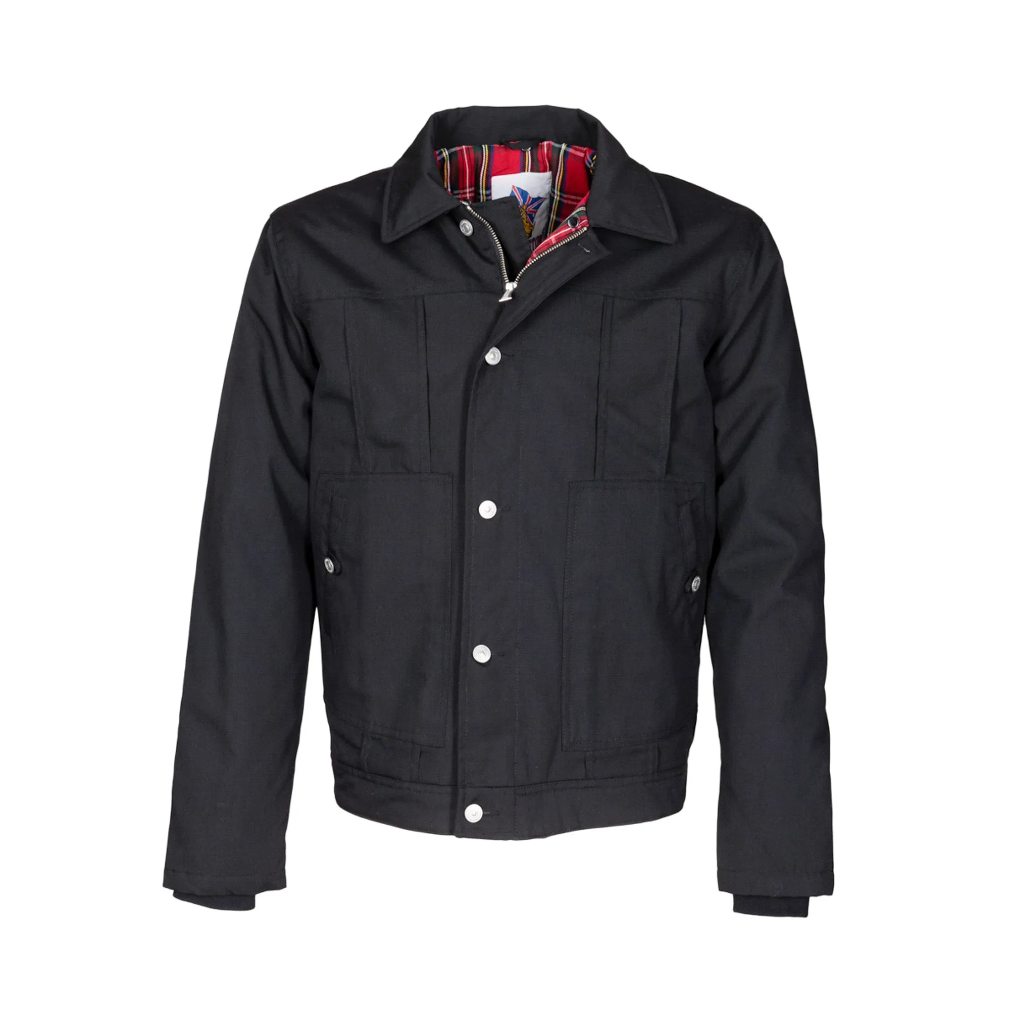 Blouson worker noir