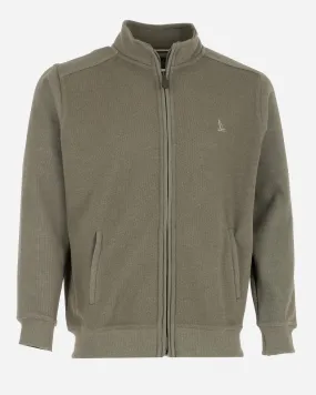 Blouson zippé maille piquée