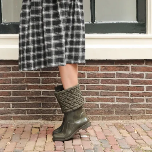 Bottes femme Fauski Kaki Meduse