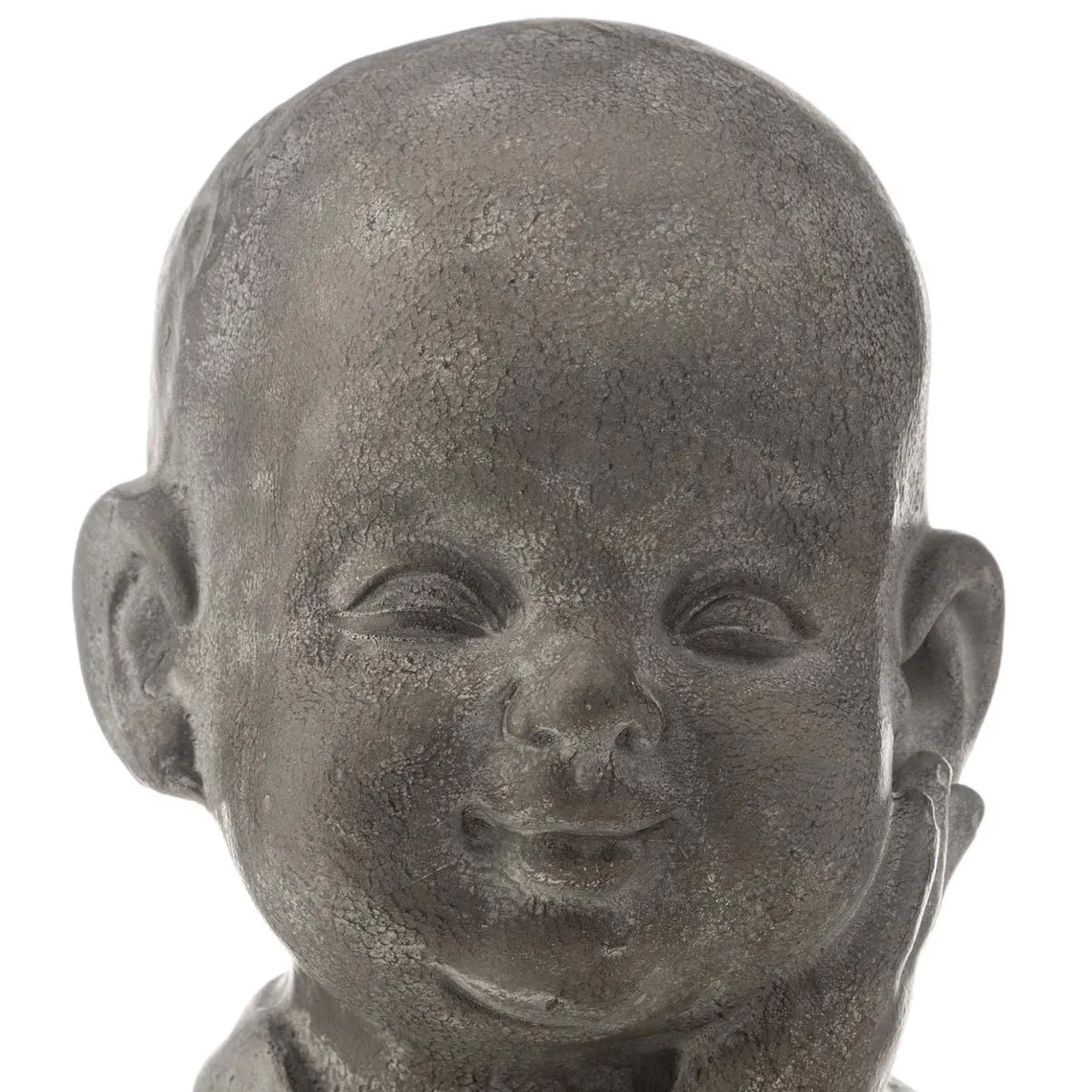 Bouddha assis enfant gris | 3 Suisses