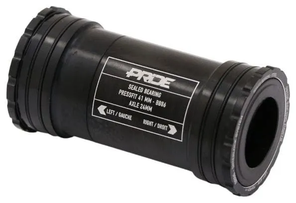 Boîtier de Pédalier Pride Racing BB86 Interlock Noir
