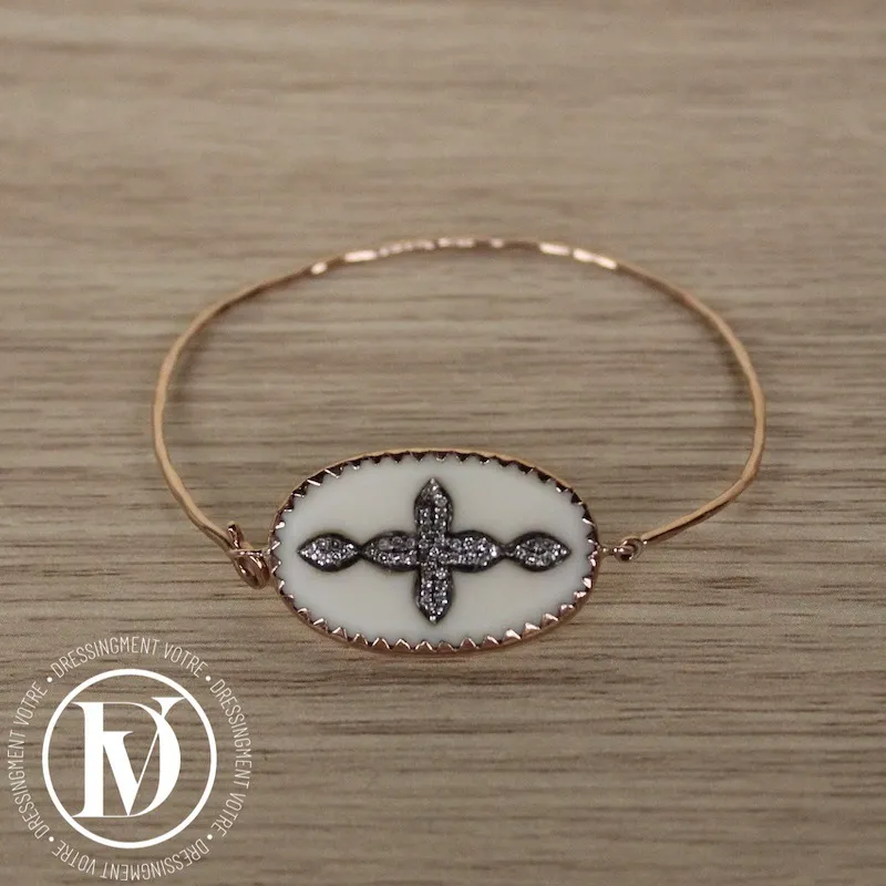 Bracelet Garance n°2 en or rose – Pascale Monvoisin