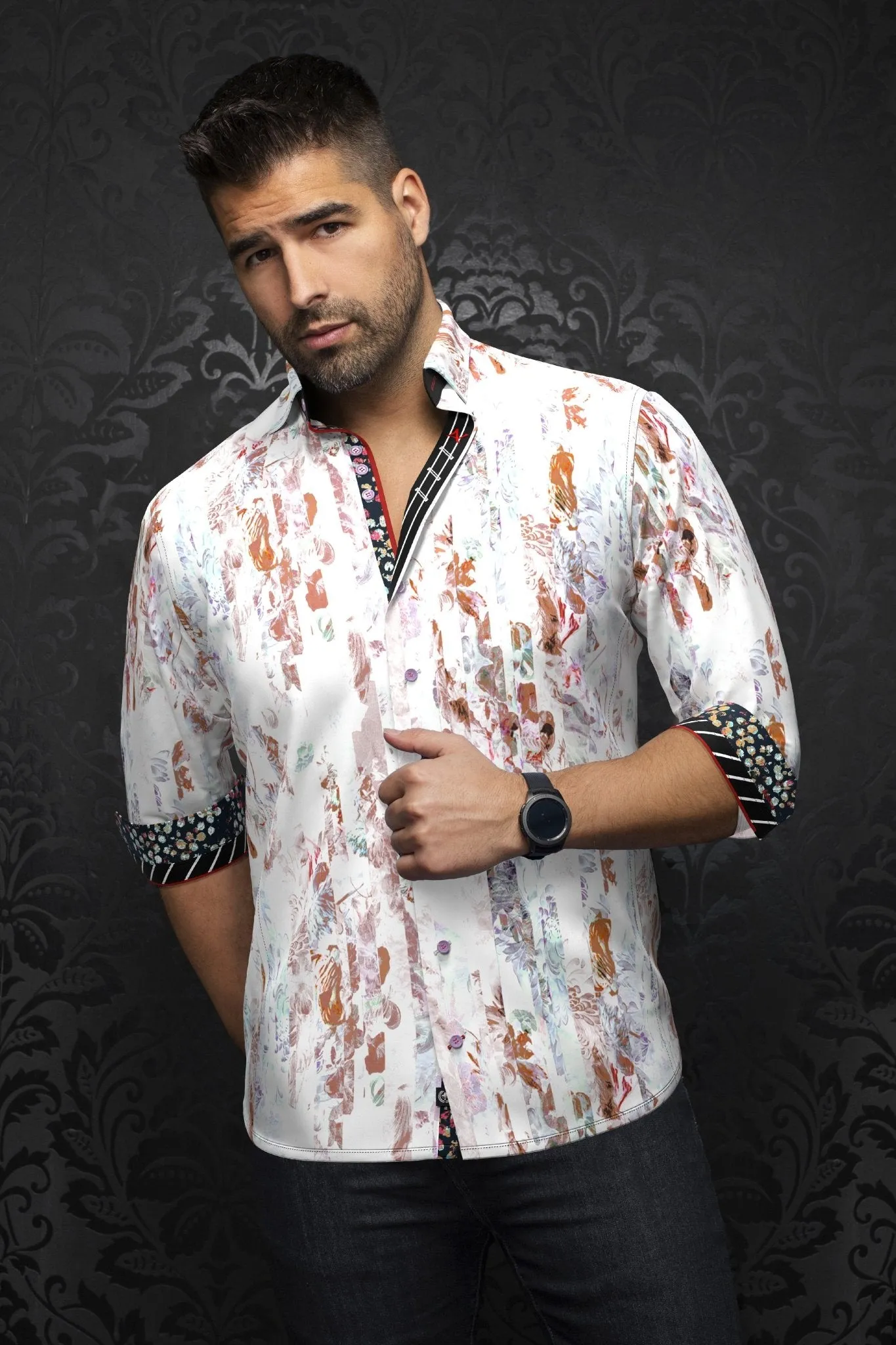 CHEMISE | SUAREZ, White Beige