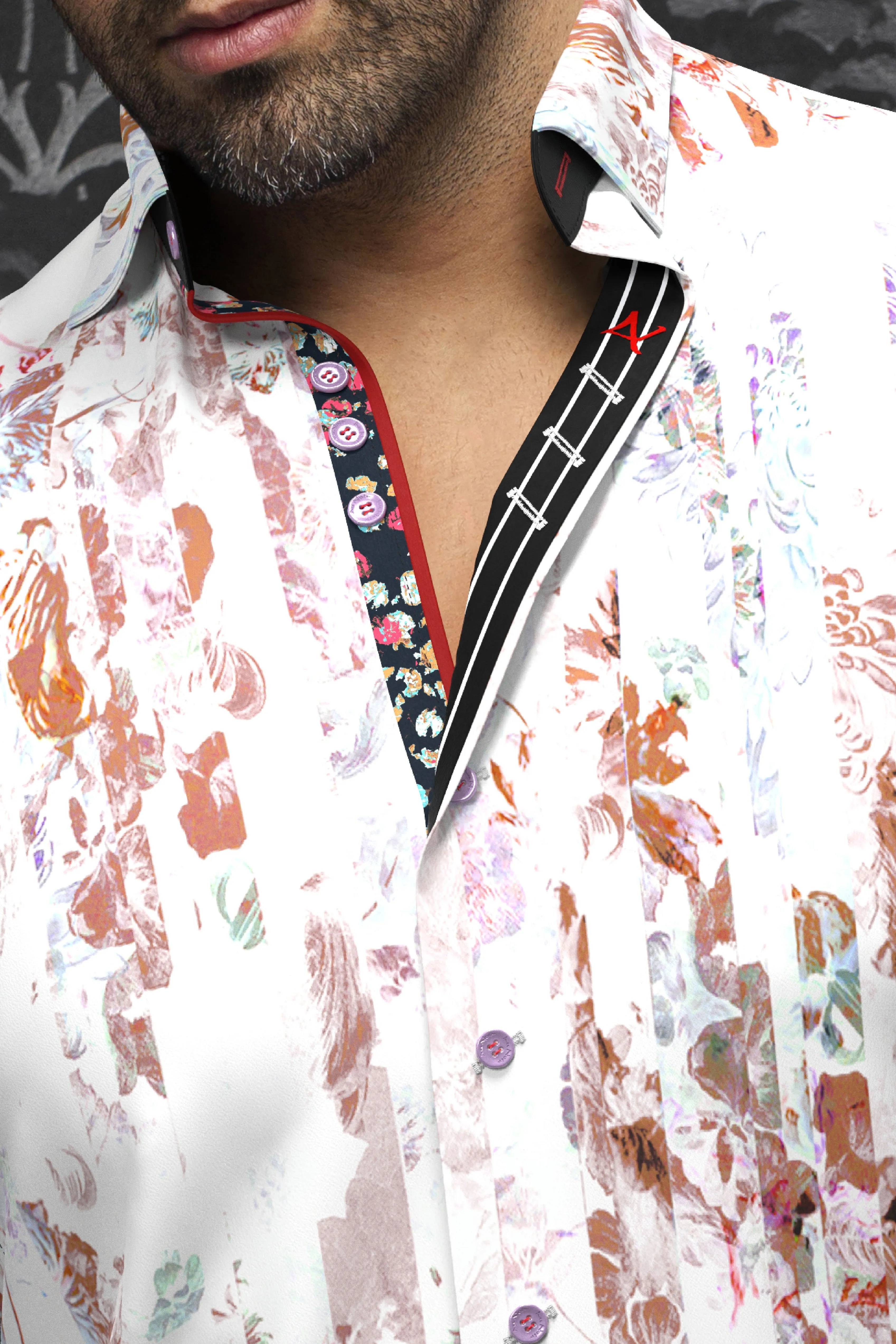 CHEMISE | SUAREZ, White Beige