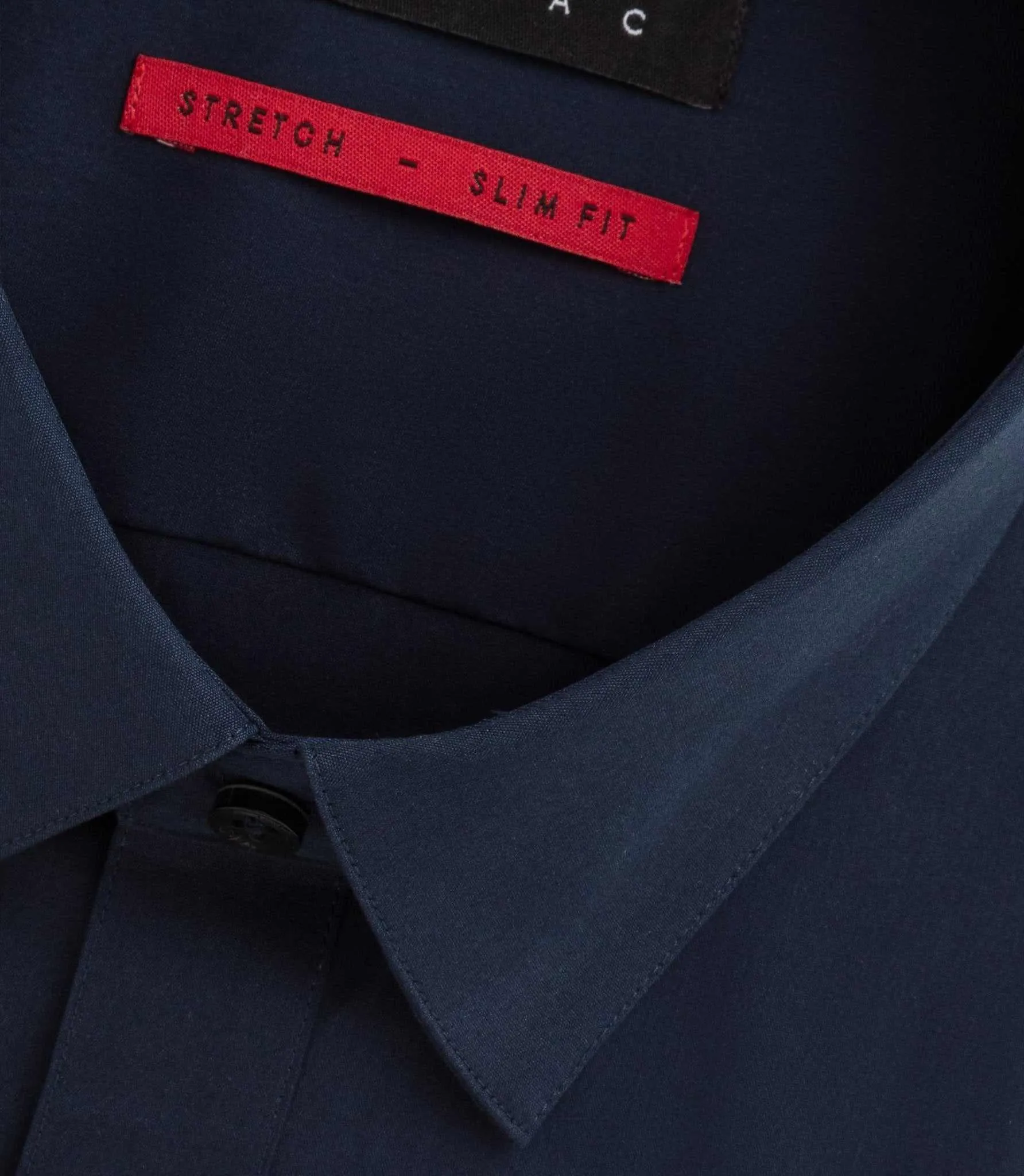 Chemise ville coton stretch marine MALTEBIS