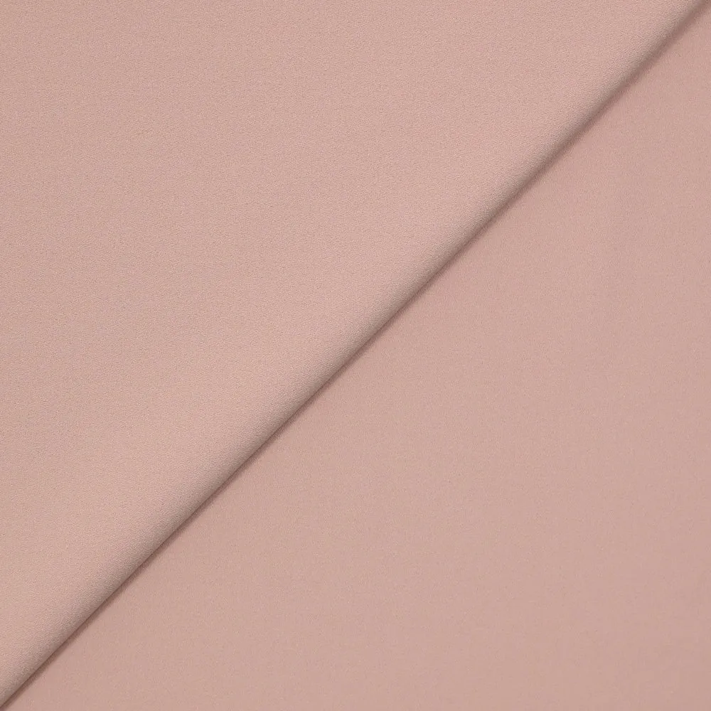 Crêpe polyviscose rose chair