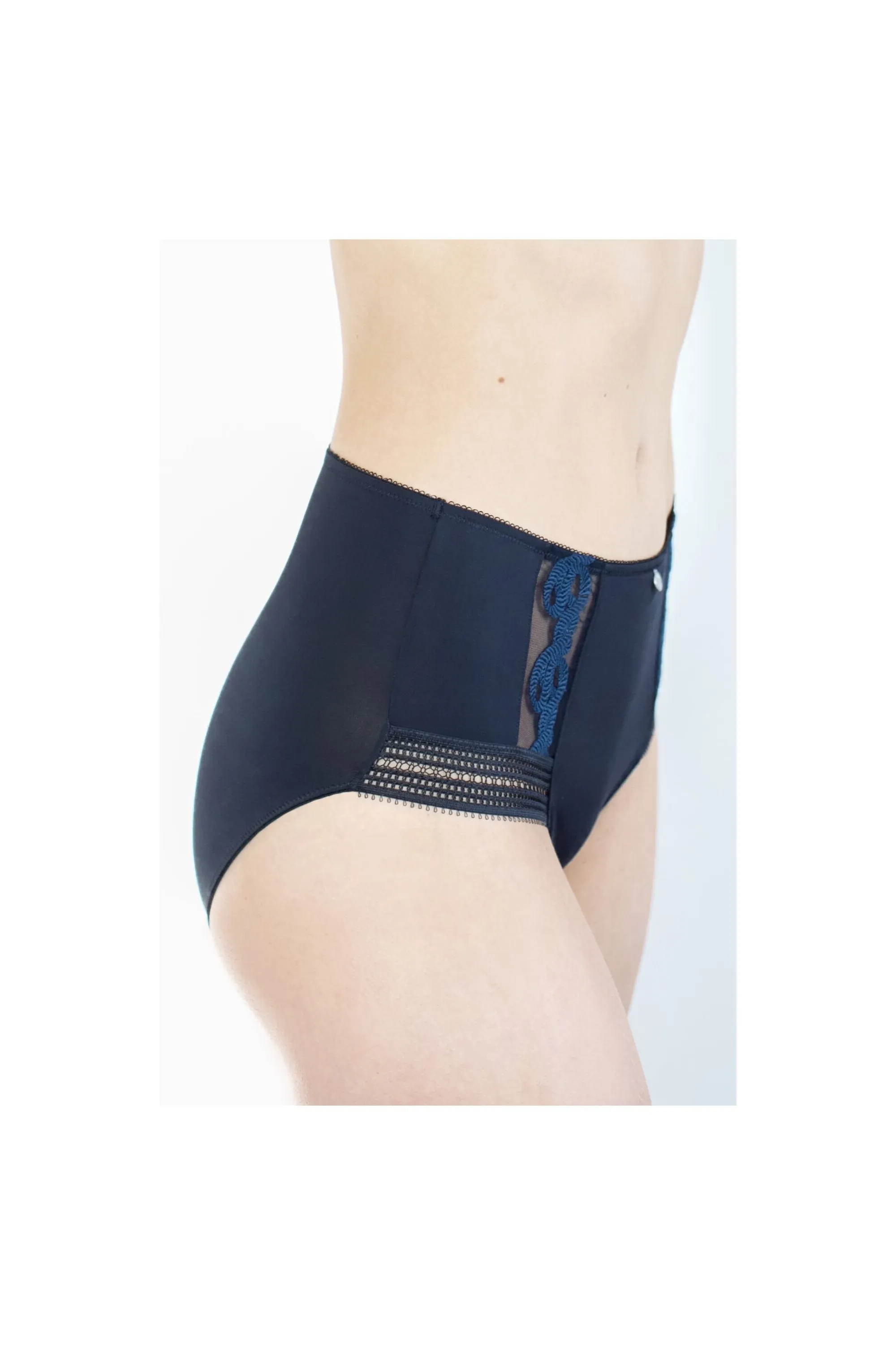 Culotte HAUTE OPALINE Noir Marine