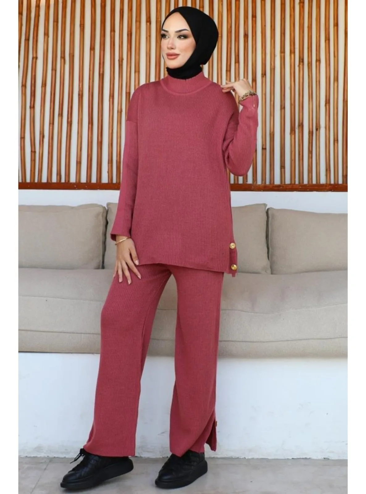 Dusty Rose - Knit Suits