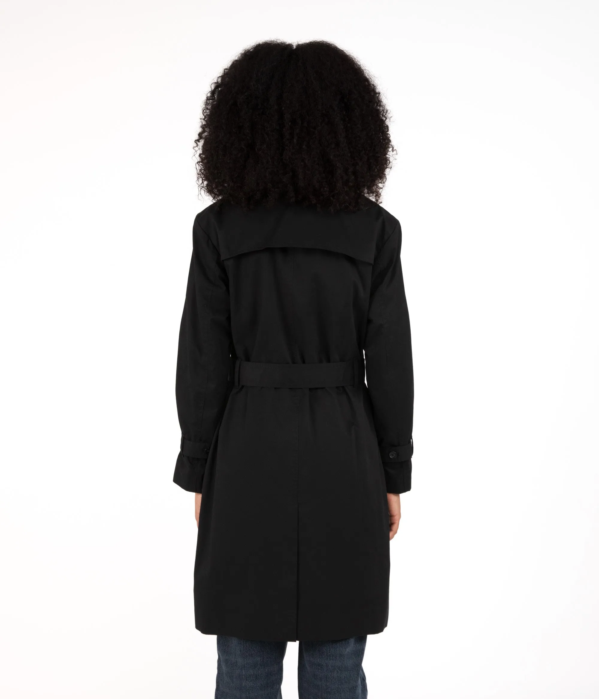 EZRA Trench croisé végétalien pour femmes