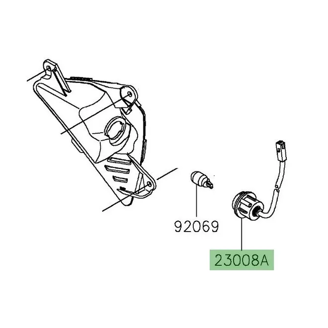 Faisceau clignotant avant Kawasaki Ninja 650 (2020-2021) | Moto Shop 35