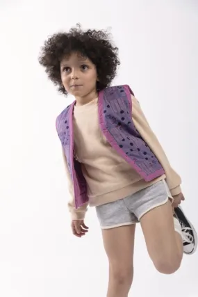 Gilet enfant patchwork Myrtille