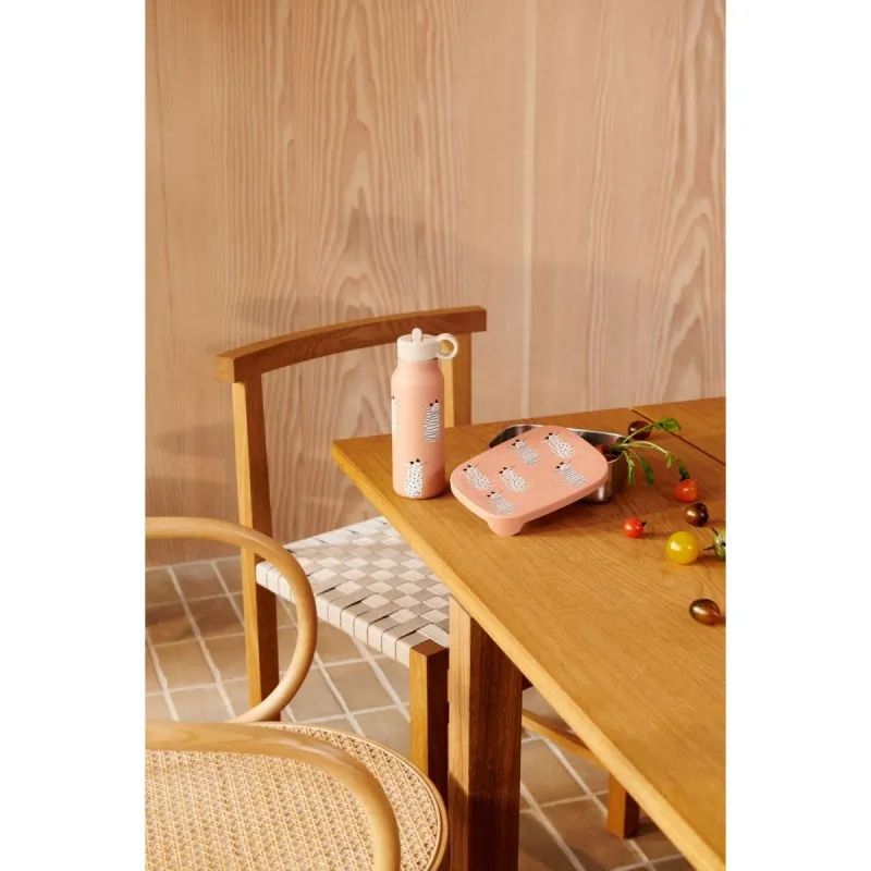 Gourde isotherme Falk - Cat / Tuscany rose (350 ml) - LIEWOOD - Perlin Paon Paon
