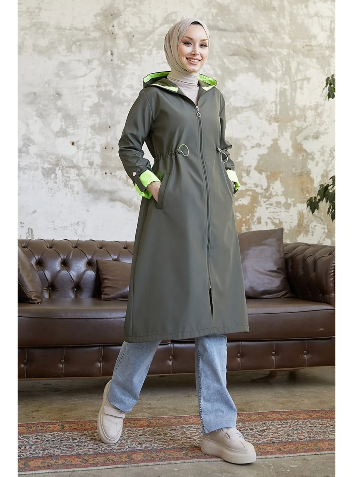 Khaki Trench Coat