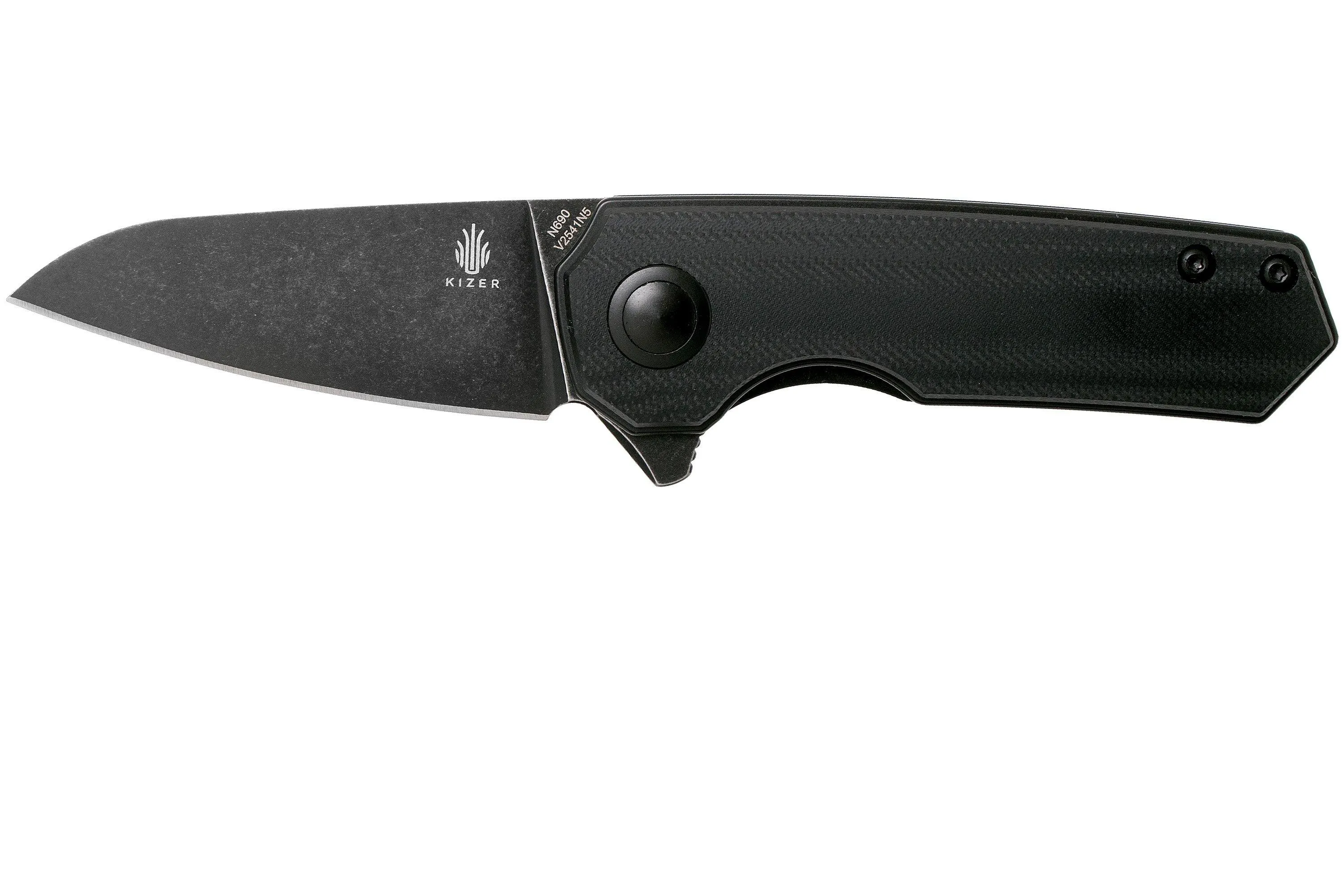 Kizer Lieb V2541N5 Blackout couteau de poche, Azo design