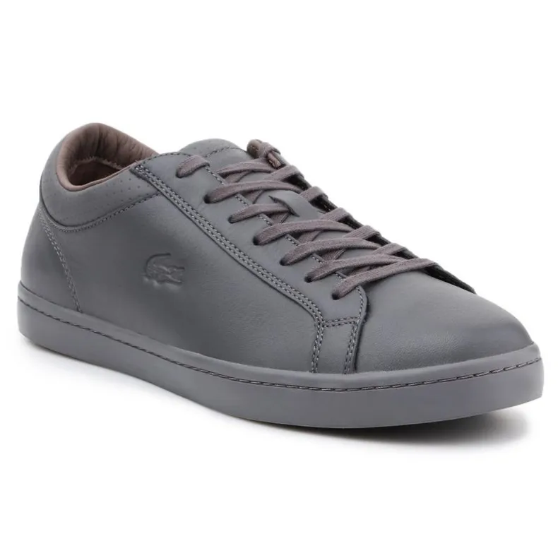 Lacoste Straightset 4 Srm Cuir Gris M 30SRM4015