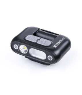 Lampe rechargeable fixation clip UT31 éclairage blanc et rouge + strobe rouge/bleu 220 lumens - Nextorch