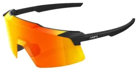 Lunettes 100% Aerocraft Soft Tact Noir / Verres HiPER Rouge Mirror