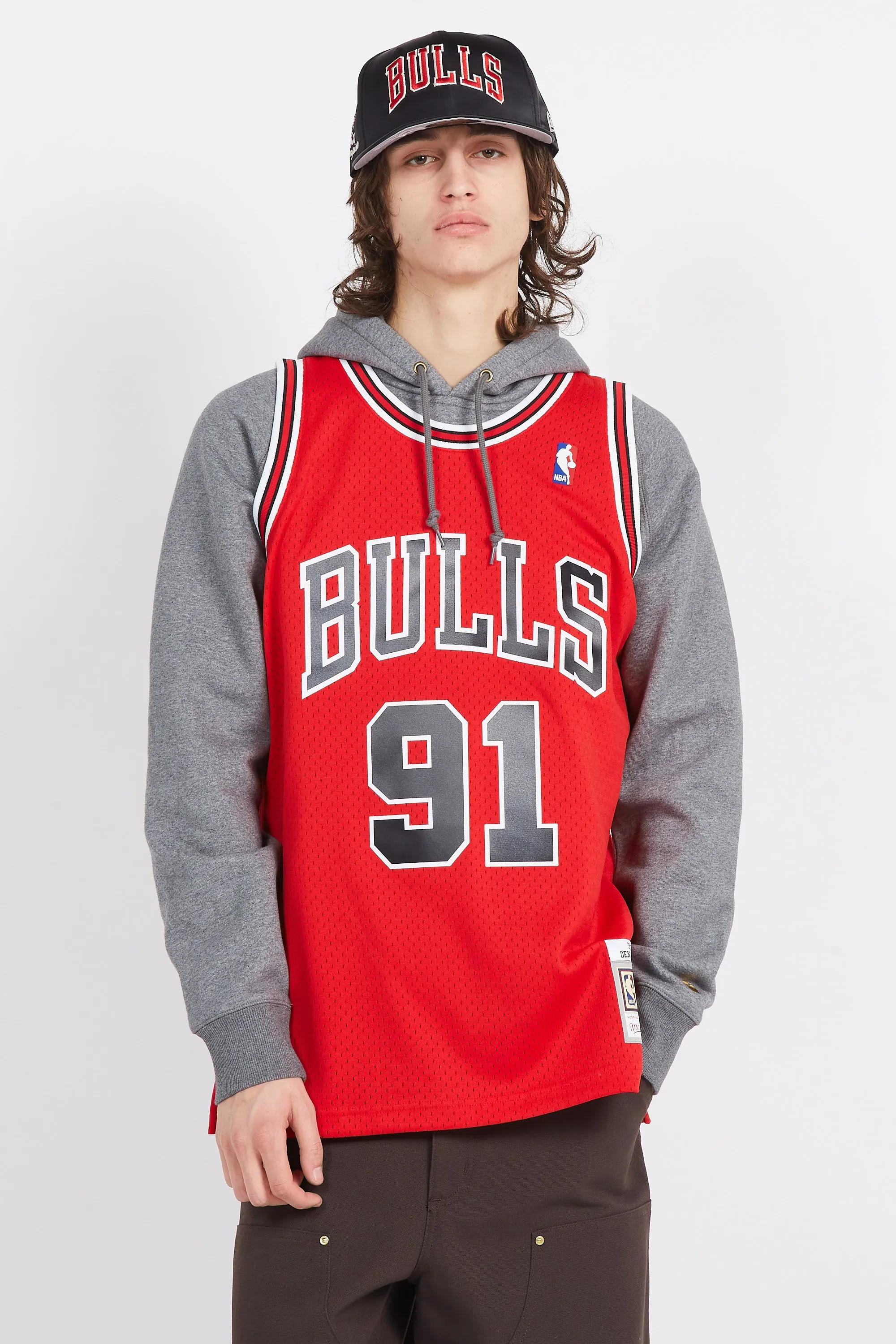 Maillot Rouge Mitchell & Ness - Homme | Citadium