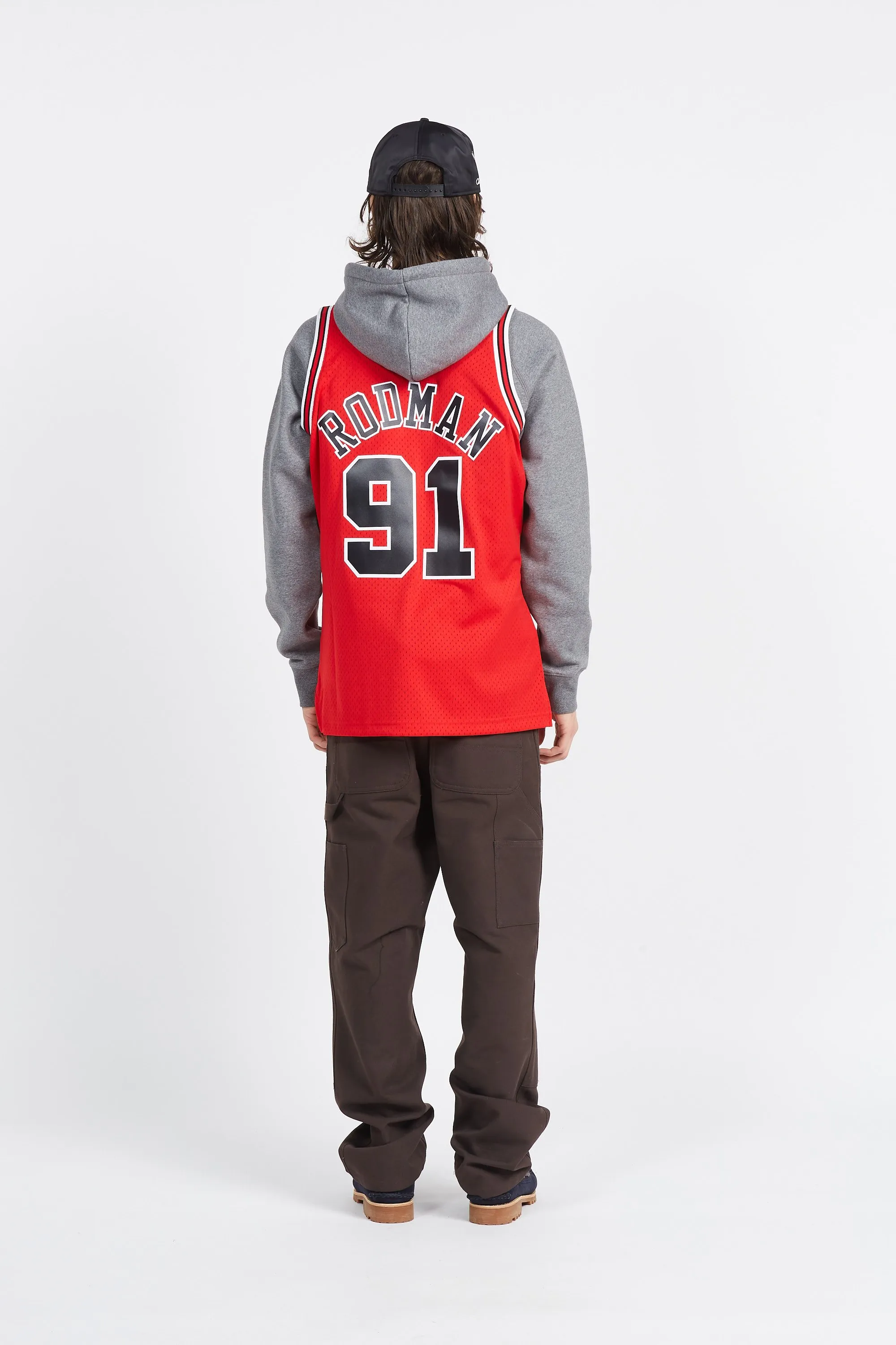 Maillot Rouge Mitchell & Ness - Homme | Citadium
