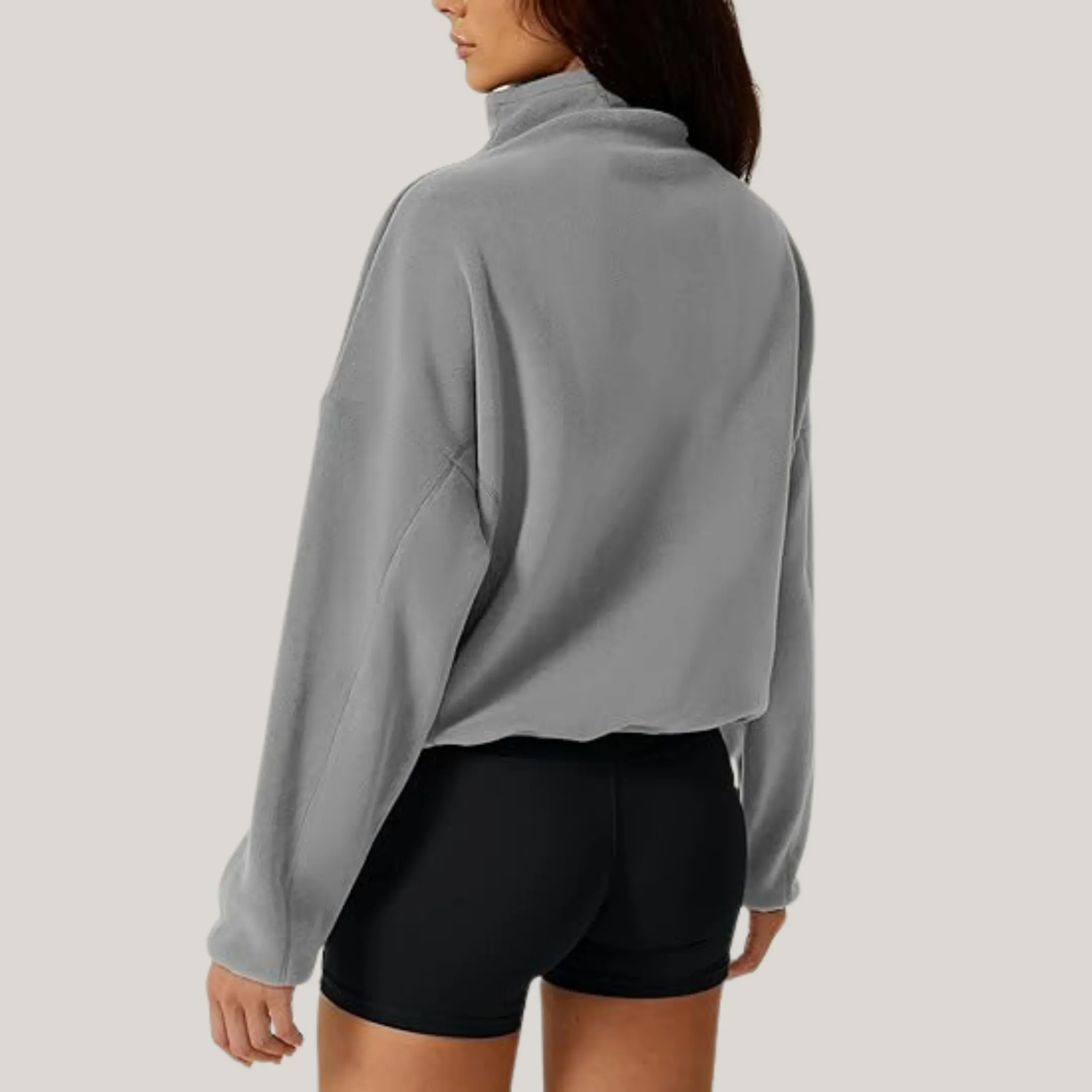 Marian | Sweatshirt en polaire confortable avec fermeture éclair