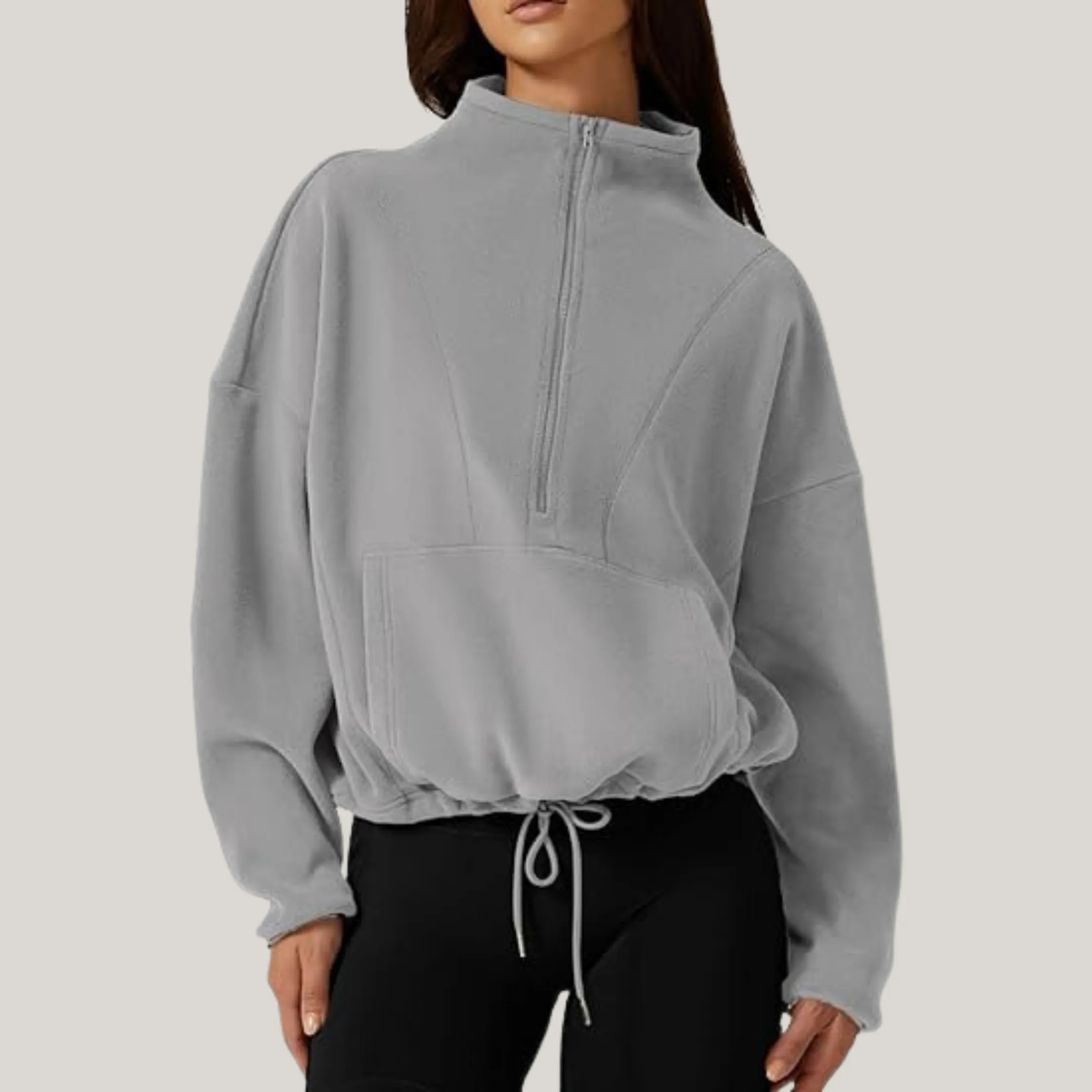 Marian | Sweatshirt en polaire confortable avec fermeture éclair