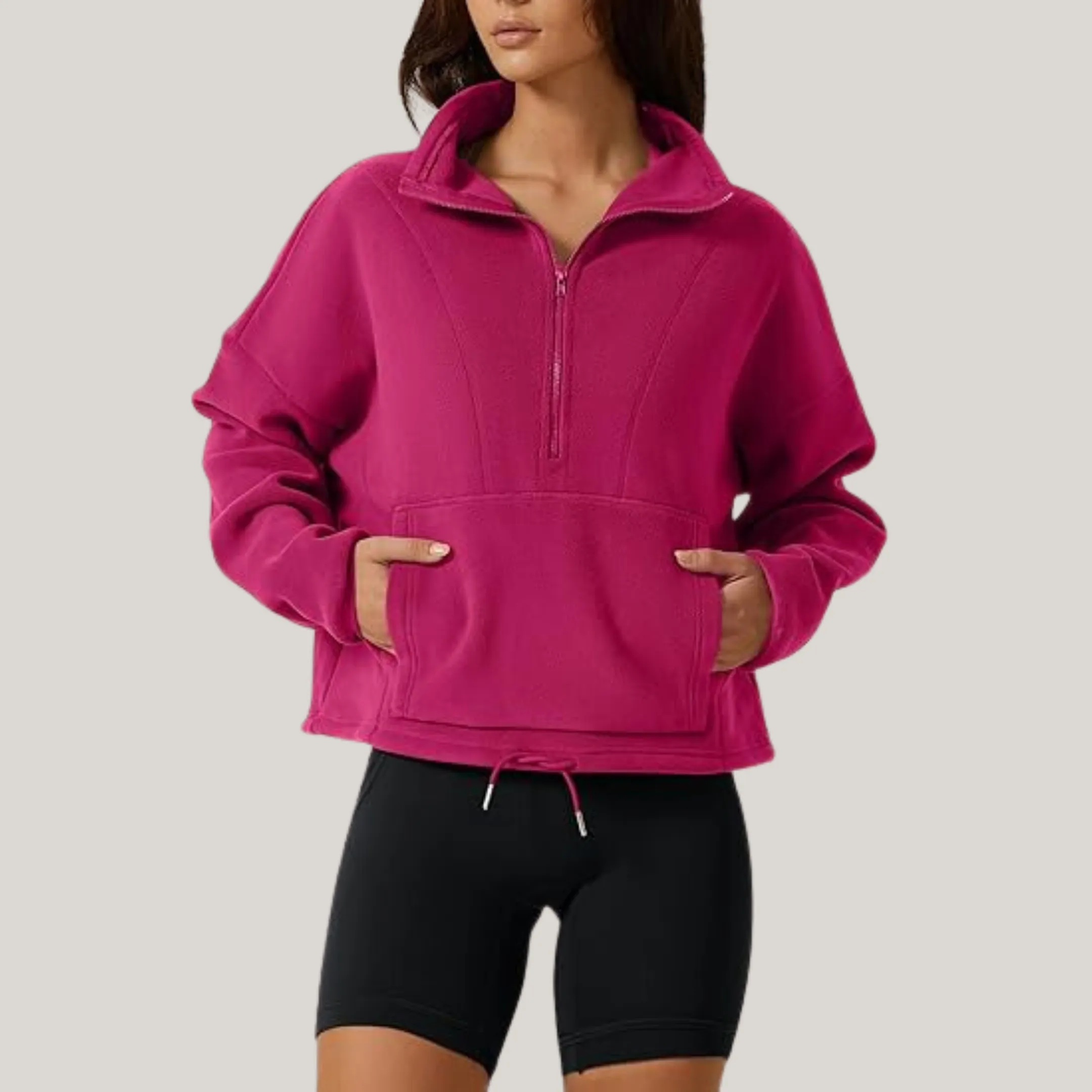 Marian | Sweatshirt en polaire confortable avec fermeture éclair