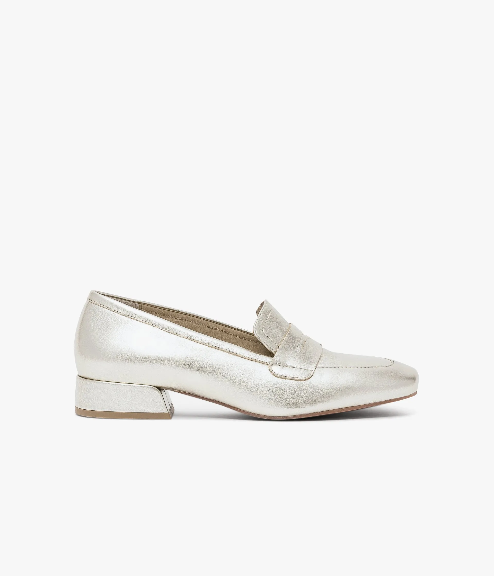 MOCASSIN ANGIE PLATINE