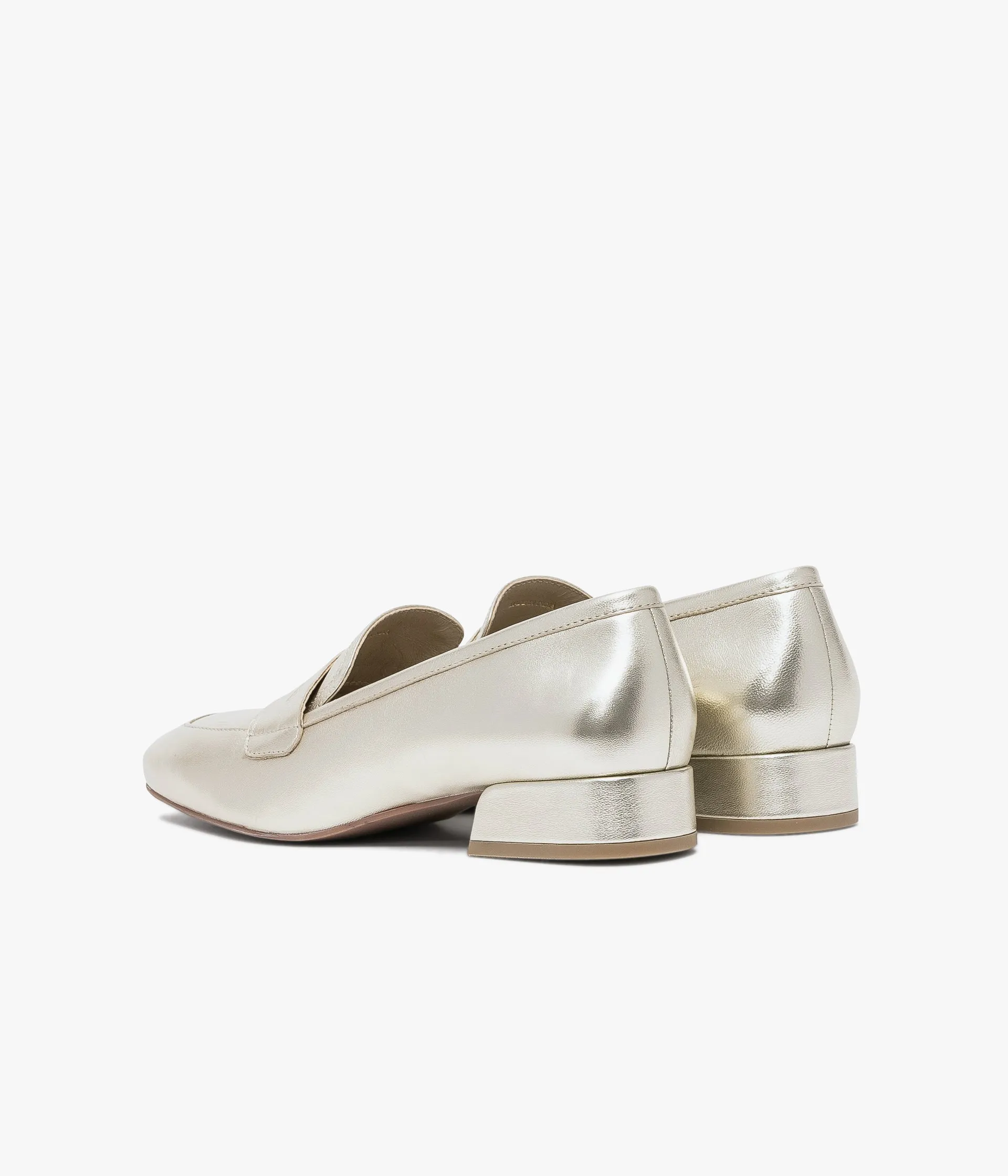 MOCASSIN ANGIE PLATINE