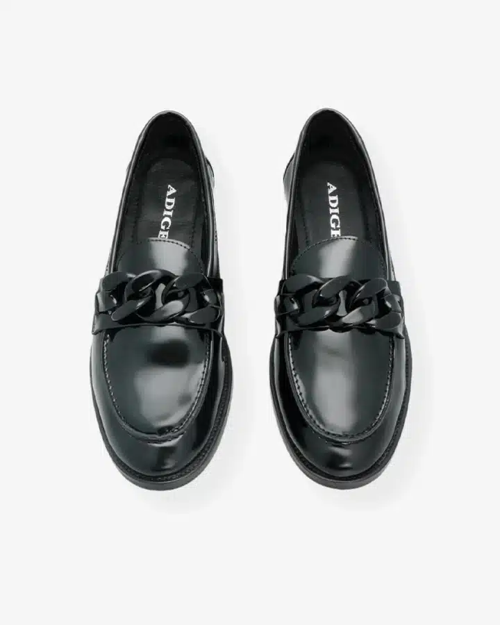 Mocassin chic femme vernis noir | Eliot | Adige Chaussures