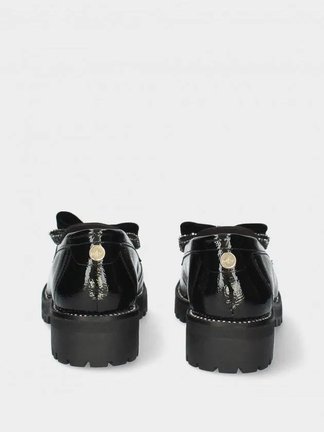 Mocassin Noir Raquel 39